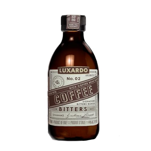 Luxardo Aromatic Infused Cocktail Bitters | Product of Italy | Versatile and Essential Ingredients for Drinks, 200 ml (Coffee)