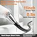 Natural Gas Leak Inspection Tool - Handheld Combustible Gas Sniffer with 11-Inch Gooseneck Propane Leak Tester with 3-Mode Indication, Gas Sniffer for Methane, Propane, LPG
