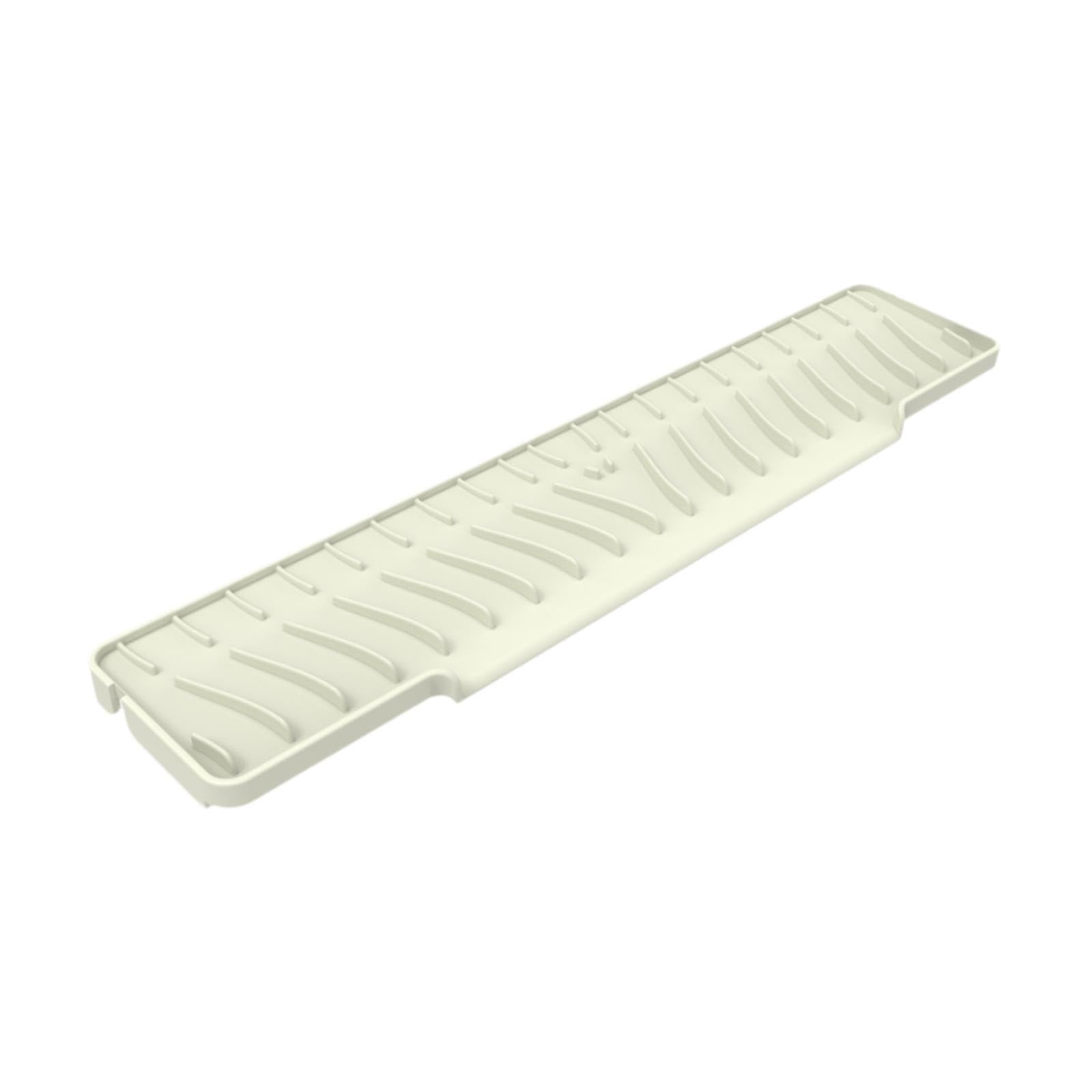 Tapete drenante de silicona para fregadero Gralara reutilizable beige