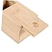 Anneome Wooden Bait Box Portable Multi-Function Storage Container for Fishing Accessories Small Pressure Resistant for Outdoor Fishing Trips