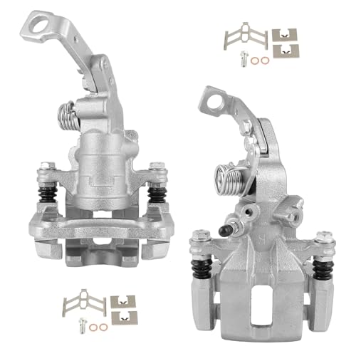 Image of SCITOO 19-B1447 19-B1446 Rear Left & Right Disc Brake Calipers w /Bracket Fit For Honda For Accord 1991-1997, Single Piston