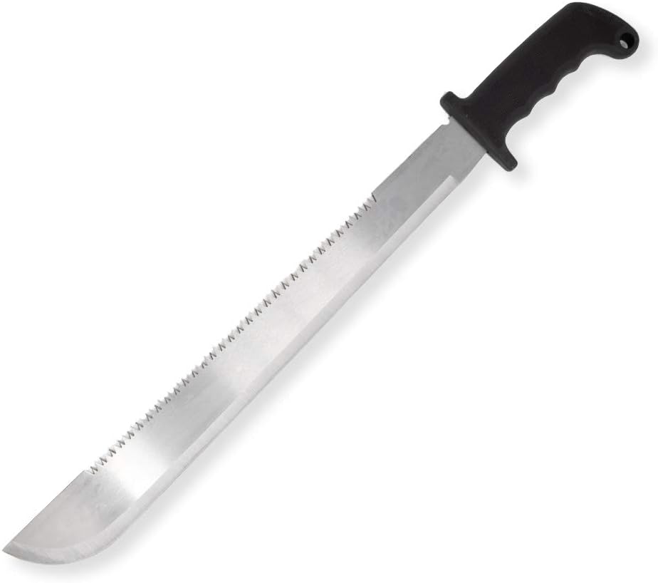 18" Inches Steel Serrated Blade MACHETE