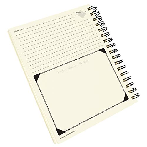 Journal du matelassage Write it Down carnet guidé rouge de 19,1 x 22,9 cm - 6