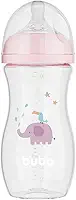 Buba, Mamadeira Easy Flow Elefante Rosa 330ml