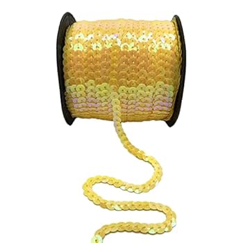Amazon.com: Zhiheng 100 Yards 6mm Round Flat Sequin Trim Amazon.com: Zhiheng 100 Yards 6mm Round Flat Sequin Trim