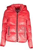 No aplicable. Calvin Klein MW Shiny Short Puffer Chaqueta, Red Hot, XL para Mujer