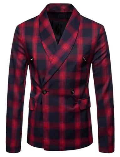 Veste de costume à carreaux homme idéale pour mariages et banquets professionnels