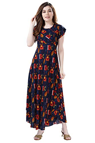 Image of AV2 Women's Viscose Regular Fit Maternity Maternity Wear Dress