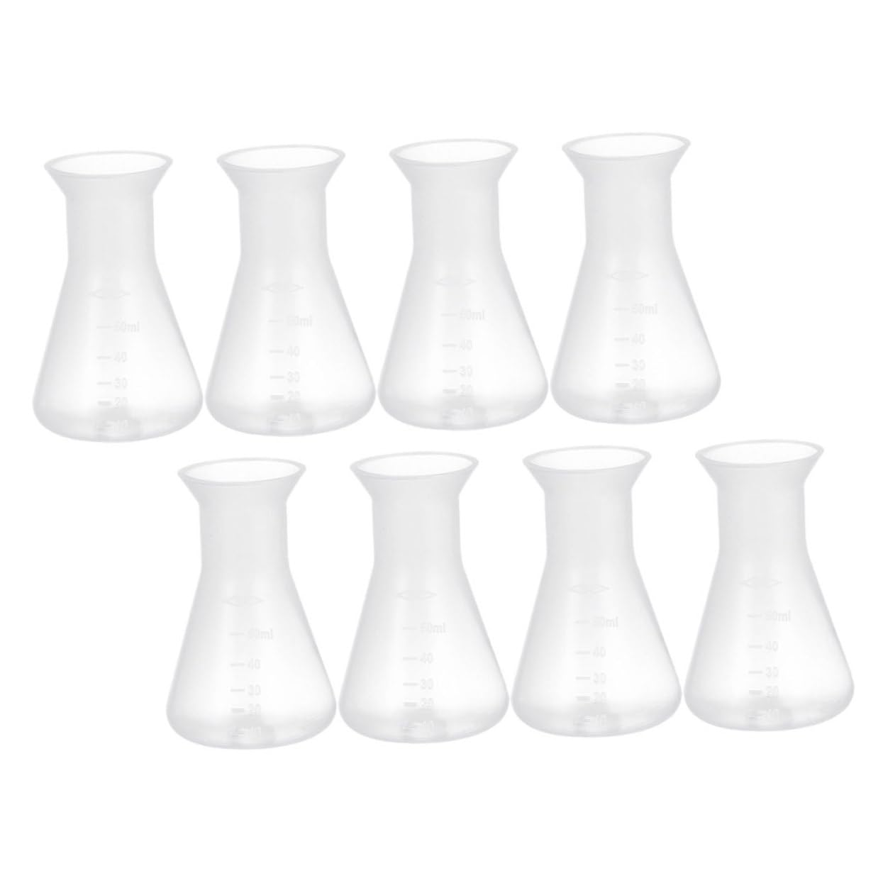 ULTECHNOVO 32piezas Frascos Erlenmeyer Para Laboratorio Frascos Cónicos Graduados De Diseño De Cuello Estrecho Para Experimentos Científicos y Mediciones Precisas