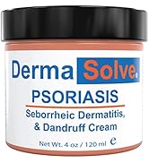 DermaSolve Psoriasis & Seborrheic Dermatitis Treatment Cream - Provides Intense Relief for Itchy,...