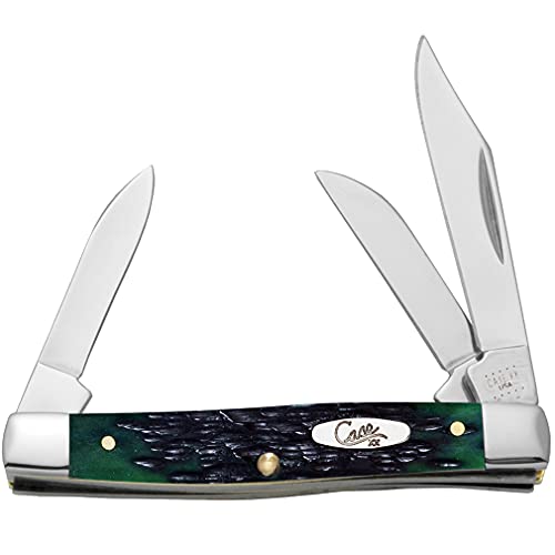 Case XX WR Pocket Knife Small Stockman Kentucky Bluegrass Jig Bone Item #22779 (6333 SS) 2 5/8 inches Closed
