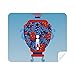 Russia National Symbol Vase Pattern Cleaning Cloth Screen Cleaner 2pcs Suede Fabric