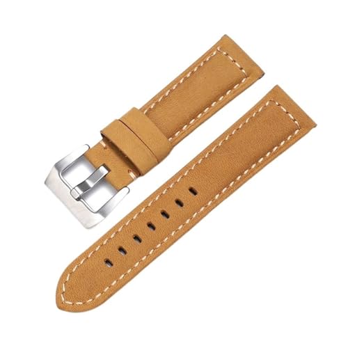 Cowhide Crazy Horse Strap Men Bracet Smooth 20mm 22mm 24mm 26mm̂߂̖{v̎voh