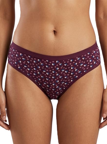 Rubicon Lingeries Panty, Navy Blue Printed Bikini Style-picture-13