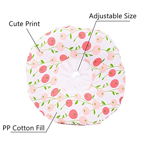 Image of Adjustable Rabbit Protection Cone Collar,Soft Pet Recovery Collar for Rabbits /Chinchilla /Guinea Pigs /Kittens After Surgery Wound Healing,Elizabeth Neck E-Collar for Small Animals (XS, Pink Cherry)