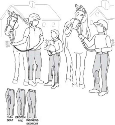 Field's Fabrics Suitability 2700 Womens and Girls Riding Tights Equestrian Sewing Pattern