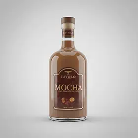 Tavolo Licor Creme Mocha, 750 mL, Sabor Café, Chocolate e Coco