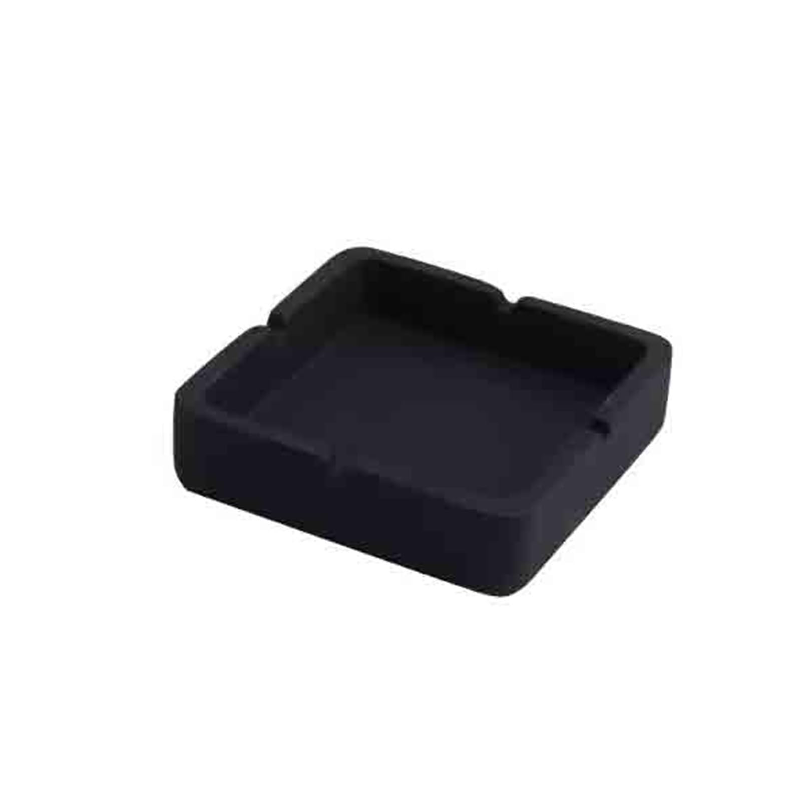 Zhaoj24-05 Cigar Ashtrays Cement Ashtray For Home Living Room Hotel Square With Two Colors To Choose From(Black)