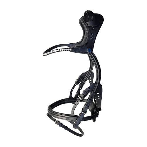 Foto von Stübben Trensenzaum 2510 Freedom Magic Tack - schwarz/schwarz - Vollblut (VB) - kombiniertes Reithalter