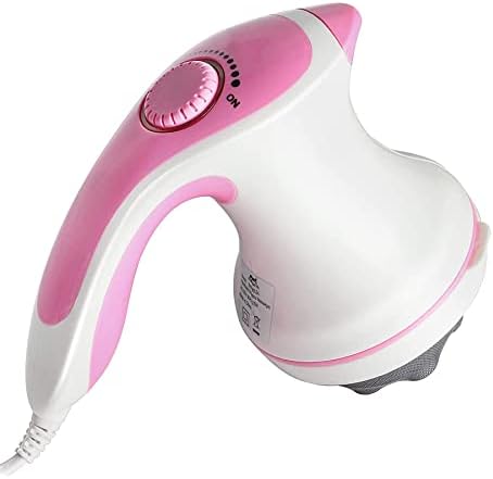 VIVIDCASE Body Sculpting Machine Cellulite Massager Electric with 4 Massager Heads for Belly Leg Arms-Pink