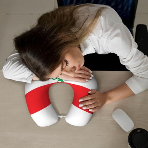 Almohada de viaje espuma viscoelástica tamaño U miniatura 6