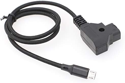 HangTon Tilta Nucleus-Nano Motor Power Cable P-TAP D-tap to Micro USB 14.8V 50cm