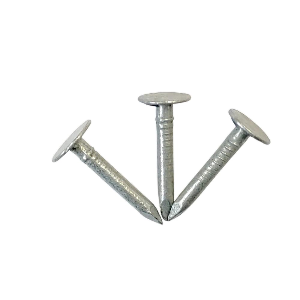 20mm Galvanised Clout Fasteners for Roofing Felt & Shed Roof, Wide Head Steel DIY Woodwork 100g Pack - Image 4