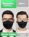 Boncare KN95 Face Mask 30 PCs, 5-Layer Black Face Mask for Men & Women Filter Efficiency≥ 95%, Breathable and Comfortable, Black