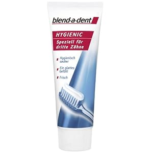 Blend-a-dent Paste, Hygienic Spezial Reinigungscreme (1 x 75 ml)