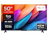 TCL - 50PF650 50 Pollici TV 4K Ultra HD, Smart LED e Fire TV (Dolby Vision, Dolby Atmos, DTS, HDR 10, Alexa integrato, Airplay2, Miracast)