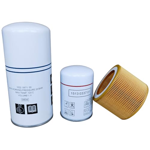 Image of 2901091900 Air Compressor Filter kit 1622087100 Oil Separation 1513033701 Oil Filter 1613900100 air Filter