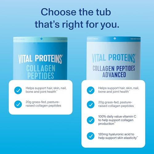 Vital Proteins Collagen Peptides Advanced with Hyaluronic Acid & Vitamin C, Unflavored, 12 Servings — view 4