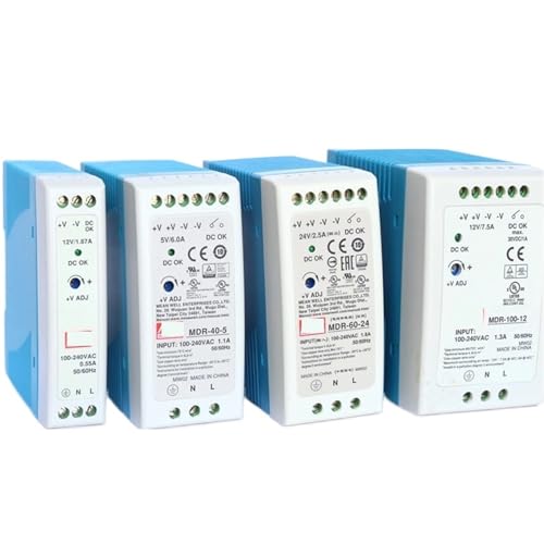 Fuente rail DIN 12V MDR para solucionar caídas de tensión en automatismos