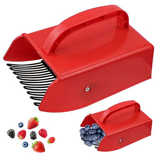 KOUHA Peigne à Myrtilles et à Mûres Cueilleur de Baies avec Peigne Métallique Peigne Myrtilles 22 x 14 cm