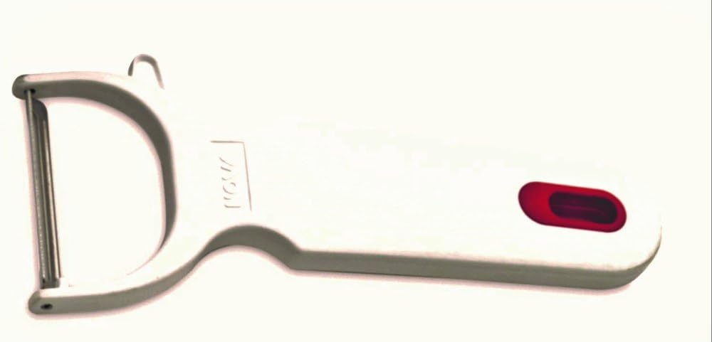 MAYANSH Nova Swivel Peeler A Sturdy Peeler with a swivelling Blade That can Peel Any Type of Fruit or Vegetable. MAYANSH Nova Swivel Peeler A Sturdy Peeler with a swivelling Blade That can Peel Any Type of Fruit or Vegetable.