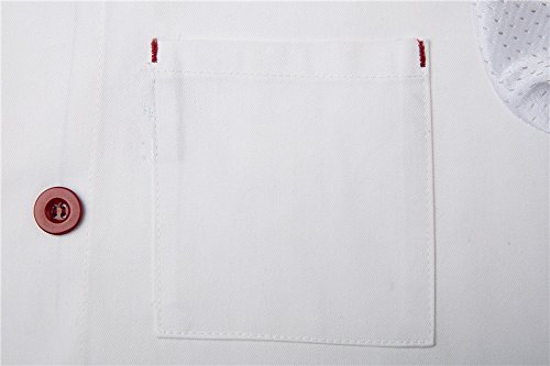 WAIWAIZUI Chef Jackets Waiter Coat Short Sleeves