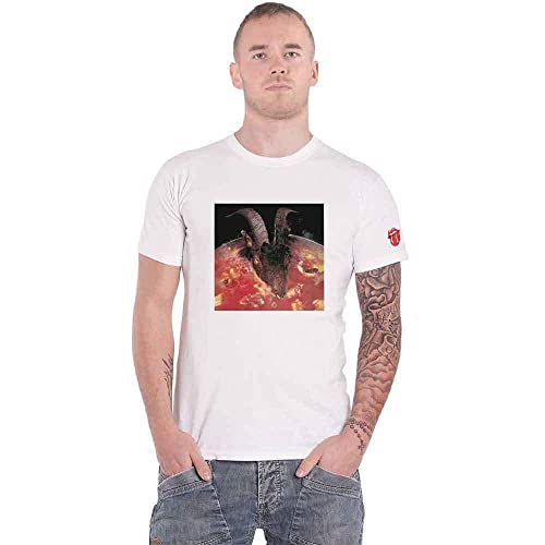 T-shirt Rolling Stones Goats Head Soup en coton doux premium pour homme gris