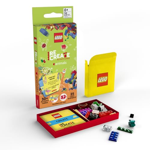 Lego Recreate Activity Cards – Animals | Creative Building Game