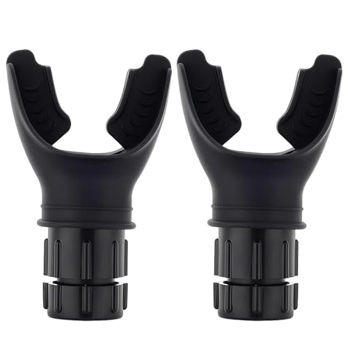 Lung Trainer, 2 Pack Breathing Trainer for Diaphragmatic Exercises, Portable Breath Exerciser for Respiratory Muscle Training, Black