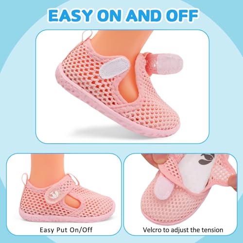 Image of FEETCITY Baby Boys Girls Water Sport Shoes Barefoot Kids Aqua Socks Quick-Dry Beach Swim Pool Shoes