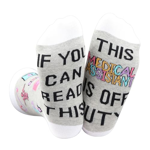 Chaussettes Medical Assistants Is Off Duty en coton pour infirmière