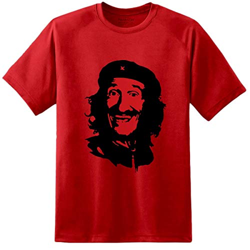 Digital Pharaoh Hommes Barry Chuckle Frères Che Guevara Drôle T-Shirt - Rouge, S = 34/36