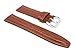 Bandini Extra Long (XL) 16mm Womens Italian Leather Watch Band Strap - Tan - Semi-Glossy - Classic