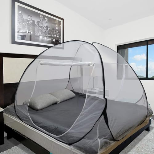 Sekey Pop-up Moskitonetz Faltbare Moskitonetz für Doppelbett Bett...