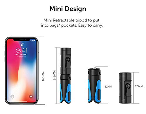 Mini Tripé para Celular/Câmeras DSLR/Estabilizadores - Apexel, APL-JJ08, Preto, Pequeno