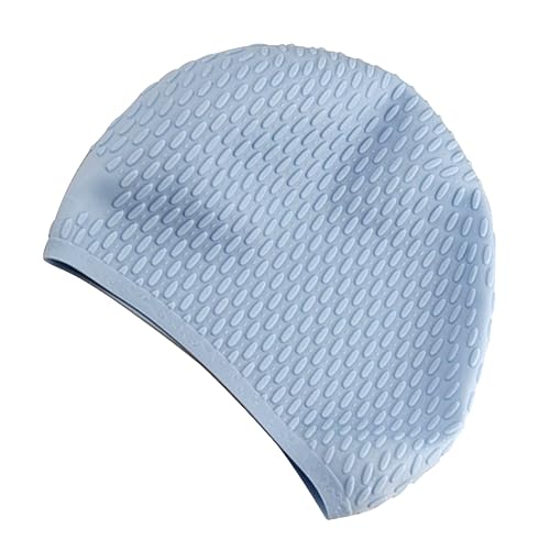 BESPORTBLE Haarfreundliche Badekappe Aus Silikon Für Damen Einfach Zu Verwenden Zufällige Farbe