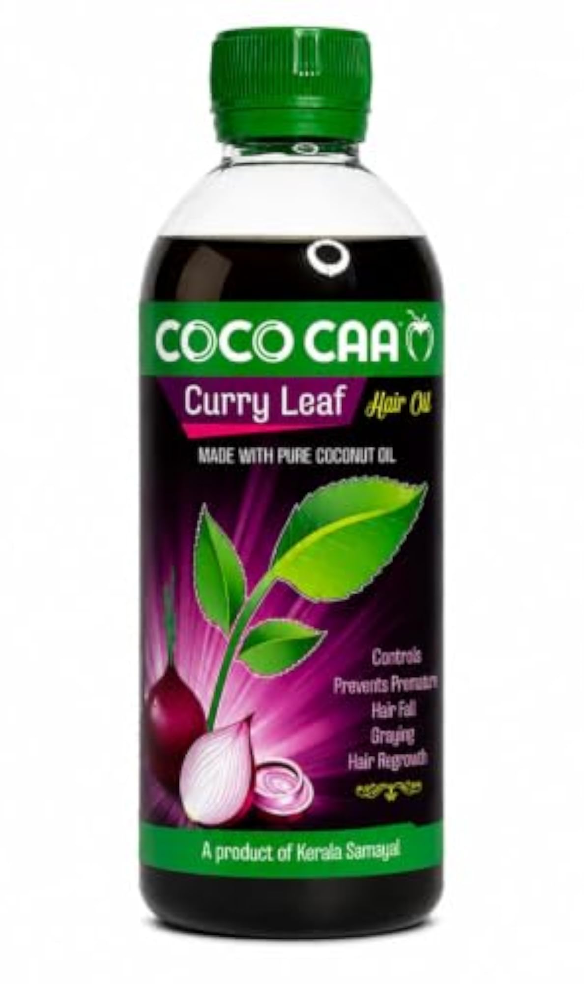 Curry Leaf Hair Oil, Coconut Oil & Herbs Blend