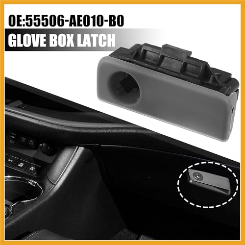 Poignée de boîte à gants Toyota Sienna 2004-2010 loquet gris 55506-AE010-B0 - 2