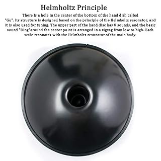 Professional Handpan Steel Handrum in D Minor 9 Notes D3 A BB C D E F G A Helmholtz-Resonator Chakra Drum for Music and… – Image 2