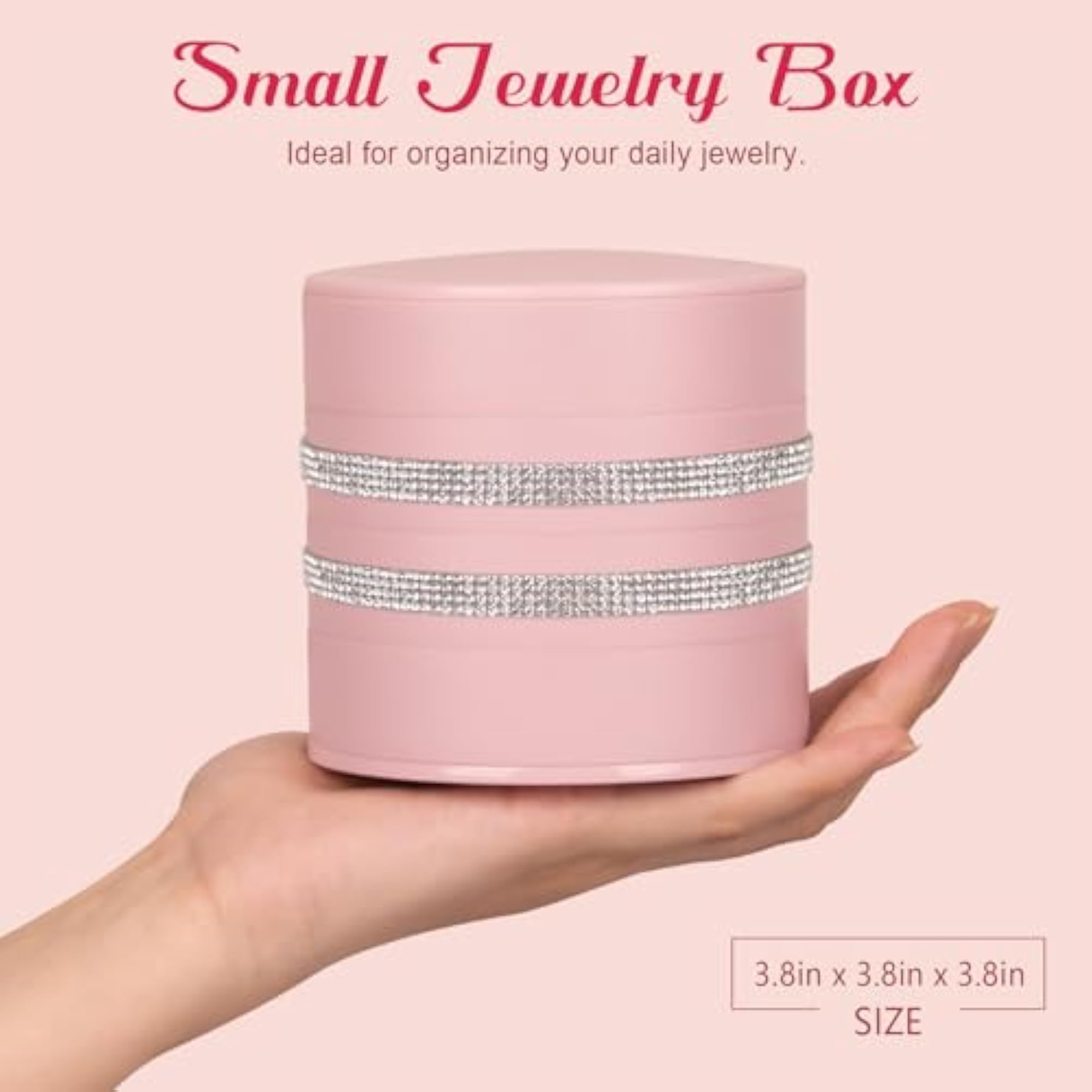 Jewelry Holder Organizer, 5-Layer Rotating Storage Tray